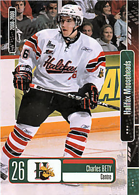 Halifax Mooseheads 2008-09 hockey card image