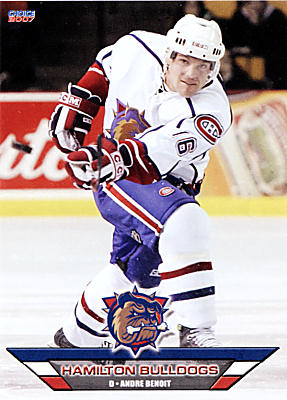 Hamilton Bulldogs 2006-07 hockey card image