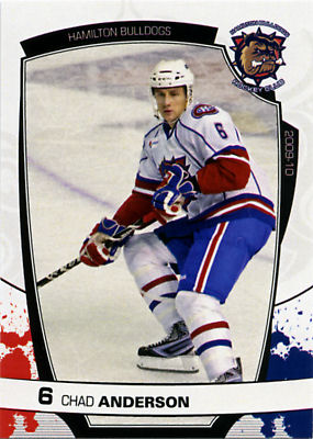 Hamilton Bulldogs 2009-10 hockey card image