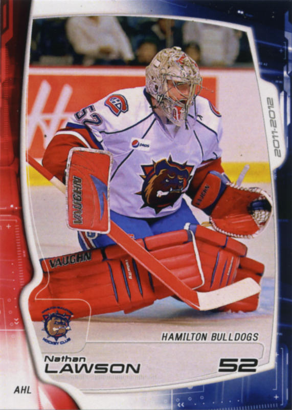 Hamilton Bulldogs 2011-12 hockey card image