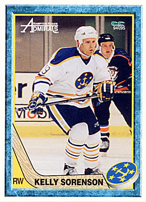 Hampton Roads Admirals 1994-95 hockey card image