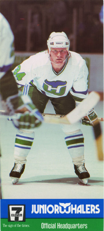 Hartford Whalers 1990-91 hockey card image