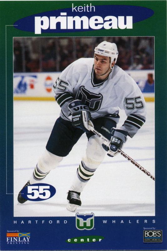 Hartford Whalers 1996-97 hockey card image