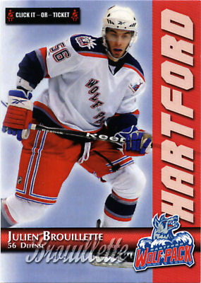Hartford Wolf Pack 2009-10 hockey card image