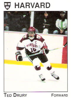 Harvard Crimson 1992-93 hockey card image