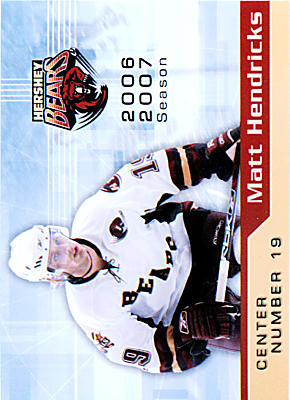 Hershey Bears 2006-07 hockey card image
