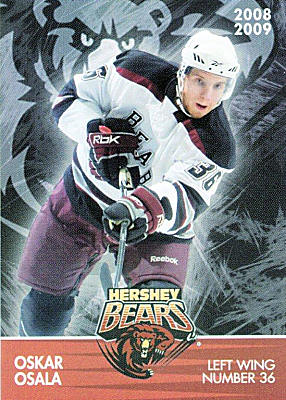 Hershey Bears 2008-09 hockey card image