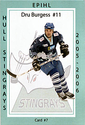 Hull Stingrays 2005-06 hockey card image