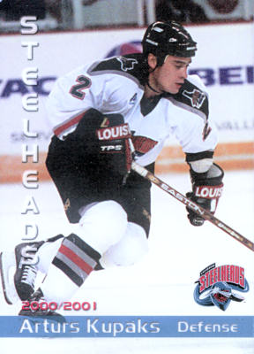 Idaho Steelheads 2000-01 hockey card image