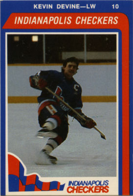 Indianapolis Checkers 1981-82 hockey card image