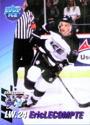 Indianapolis Ice 1995-96 hockey card image