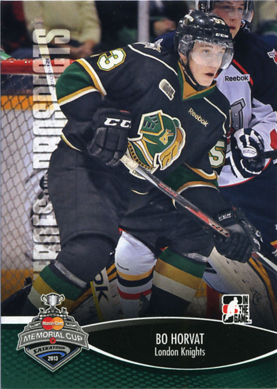 ITG Heroes and Prospects 2012-13 hockey card image