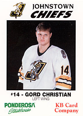 Johnstown Chiefs 1993-94 hockey card image