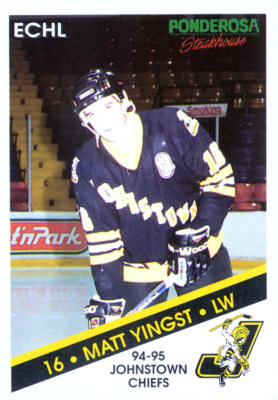 Johnstown Chiefs 1994-95 hockey card image