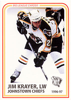Johnstown Chiefs 1996-97 hockey card image