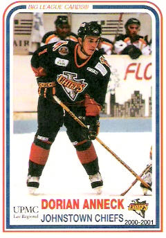 Johnstown Chiefs 2000-01 hockey card image