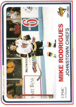 Johnstown Chiefs 2001-02 hockey card image