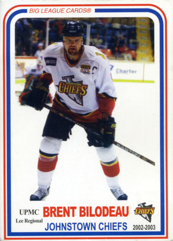 Johnstown Chiefs 2002-03 hockey card image