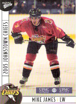 Johnstown Chiefs 2004-05 hockey card image