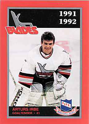 Kansas City Blades 1991-92 hockey card image