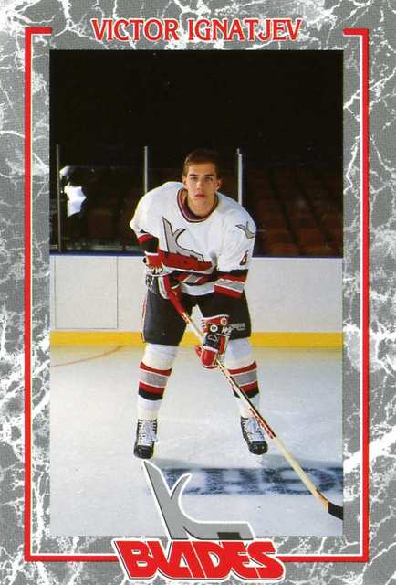 Kansas City Blades 1992-93 hockey card image