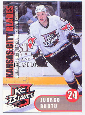 Kansas City Blades 2000-01 hockey card image