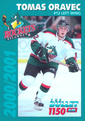 Kelowna Rockets 2000-01 hockey card image