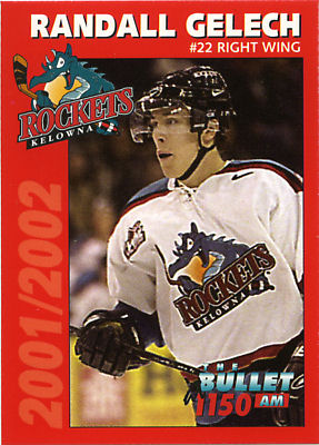 Kelowna Rockets 2001-02 hockey card image