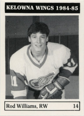 Kelowna Wings 1984-85 hockey card image