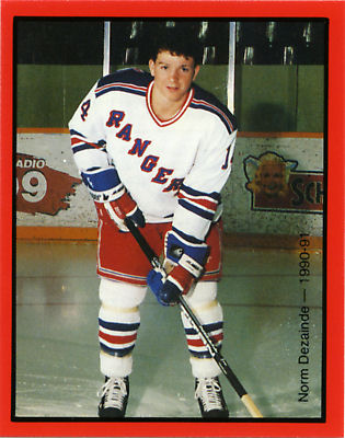 Kitchener Rangers 1990-91 hockey card image