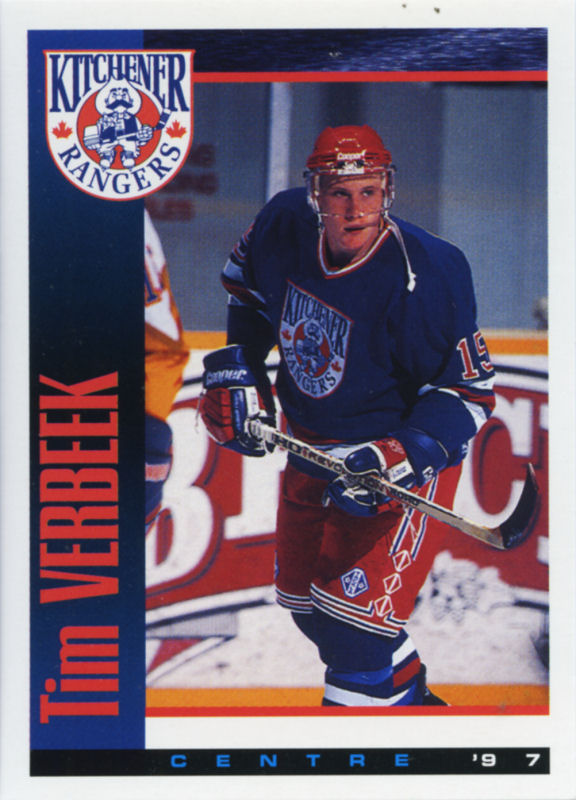Kitchener Rangers 1996-97 hockey card image