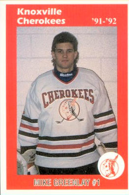 Knoxville Cherokees 1991-92 hockey card image