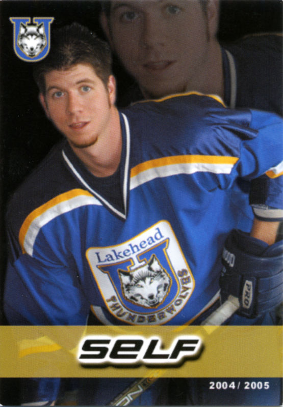 Lakehead Thunderwolves 2004-05 hockey card image