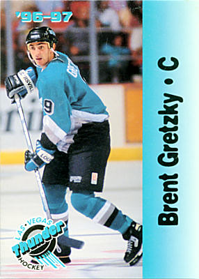 Las Vegas Thunder 1996-97 hockey card image