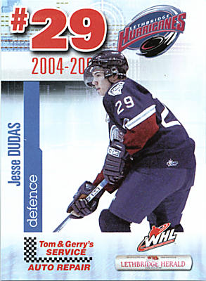 Lethbridge Hurricanes 2004-05 hockey card image
