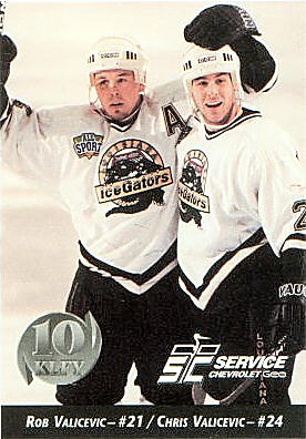 Louisiana Ice Gators 1995-96 hockey card image