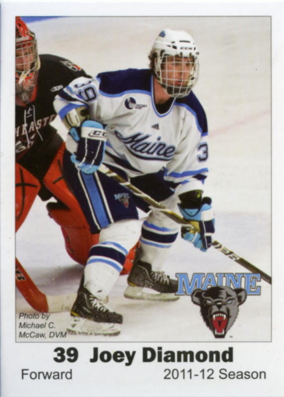Maine Black Bears 2011-12 hockey card image