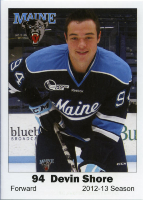 Maine Black Bears 2012-13 hockey card image