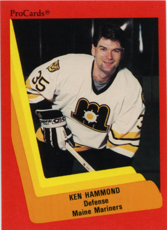 Maine Mariners 1990-91 hockey card image