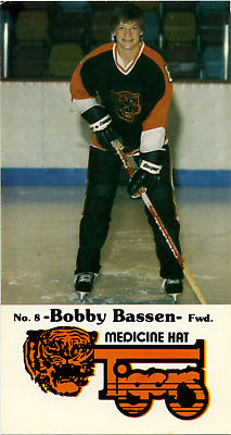 Medicine Hat Tigers 1983-84 hockey card image