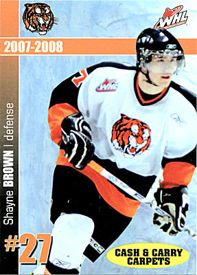 Medicine Hat Tigers 2007-08 hockey card image