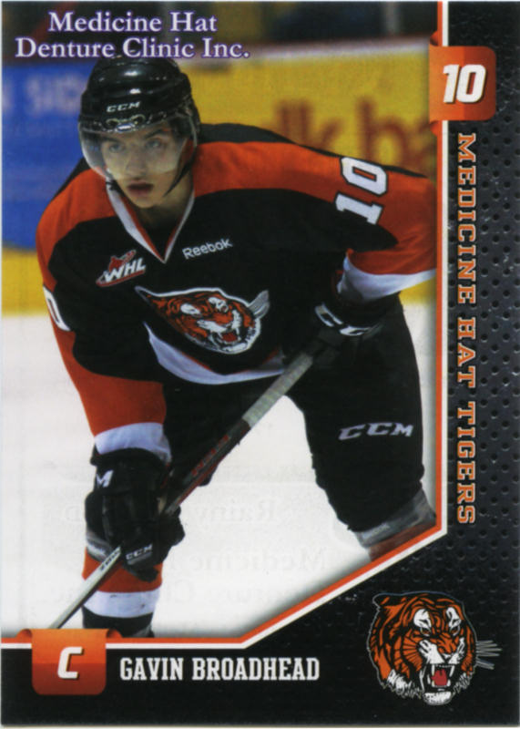 Medicine Hat Tigers 2012-13 hockey card image