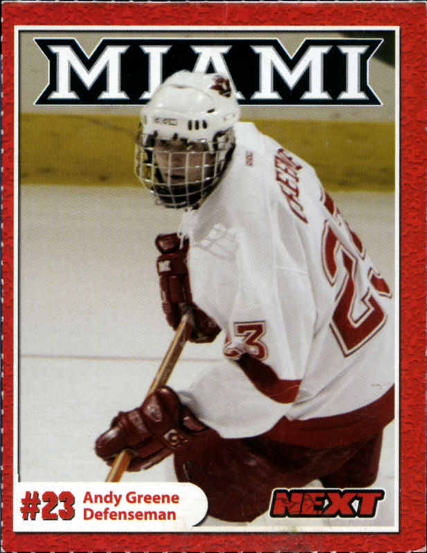 Miami (Ohio) Red Hawks 2004-05 hockey card image
