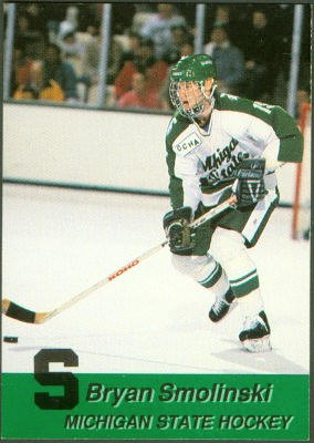 Michigan State University Spartans 1992-93 hockey card image