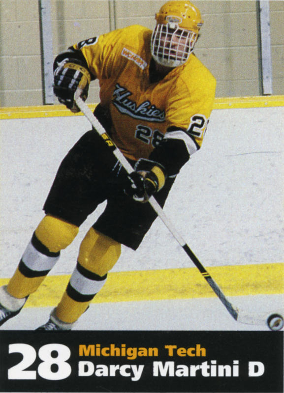Michigan Tech Huskies 1990-91 hockey card image
