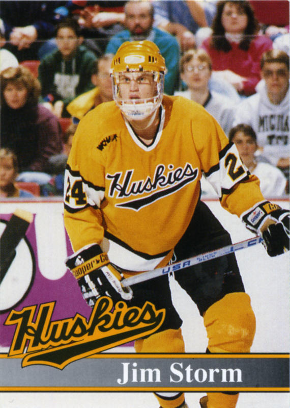 Michigan Tech Huskies 1991-92 hockey card image