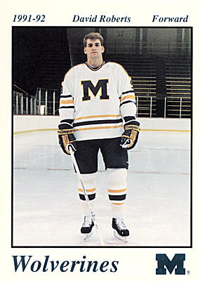Michigan Wolverines 1991-92 hockey card image