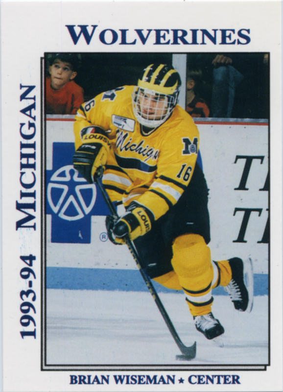 Michigan Wolverines 1993-94 hockey card image