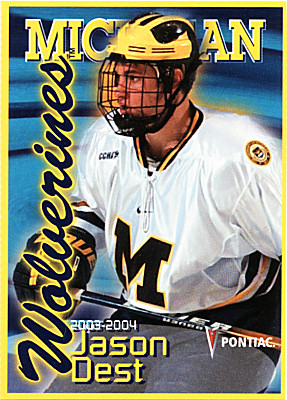 Michigan Wolverines 2003-04 hockey card image
