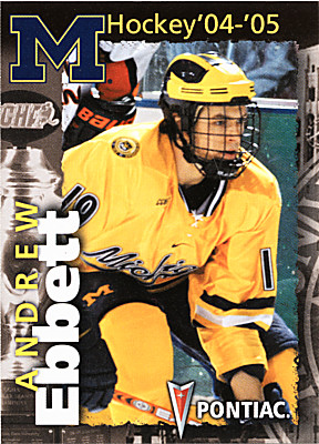 Michigan Wolverines 2004-05 hockey card image